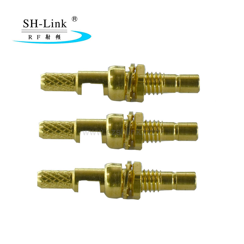 Straight SSMB plug male for 1.37 small cable